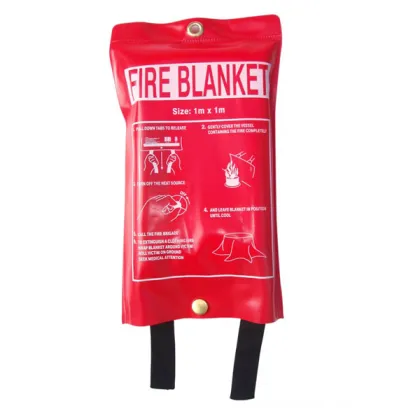 1.2M x1.8M Fibelass Fabric Flame Retardent Emergency Fire Extinguishing Blanket