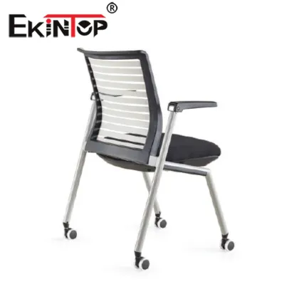 Modern Folding Conference Chair with Tablet Arm - Ekintop