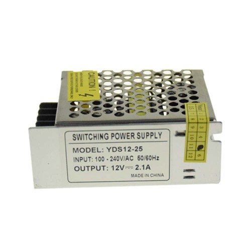 25W 12V 2.1A AC DC schakelende voeding