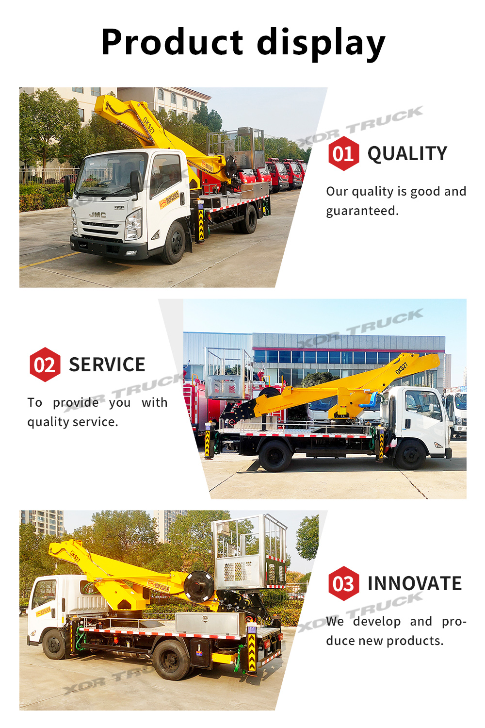 JMC 16m aerial platform truck 5