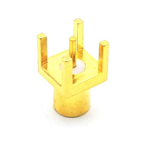 Male Female MCX RF Coaxial PCB Mount Connector