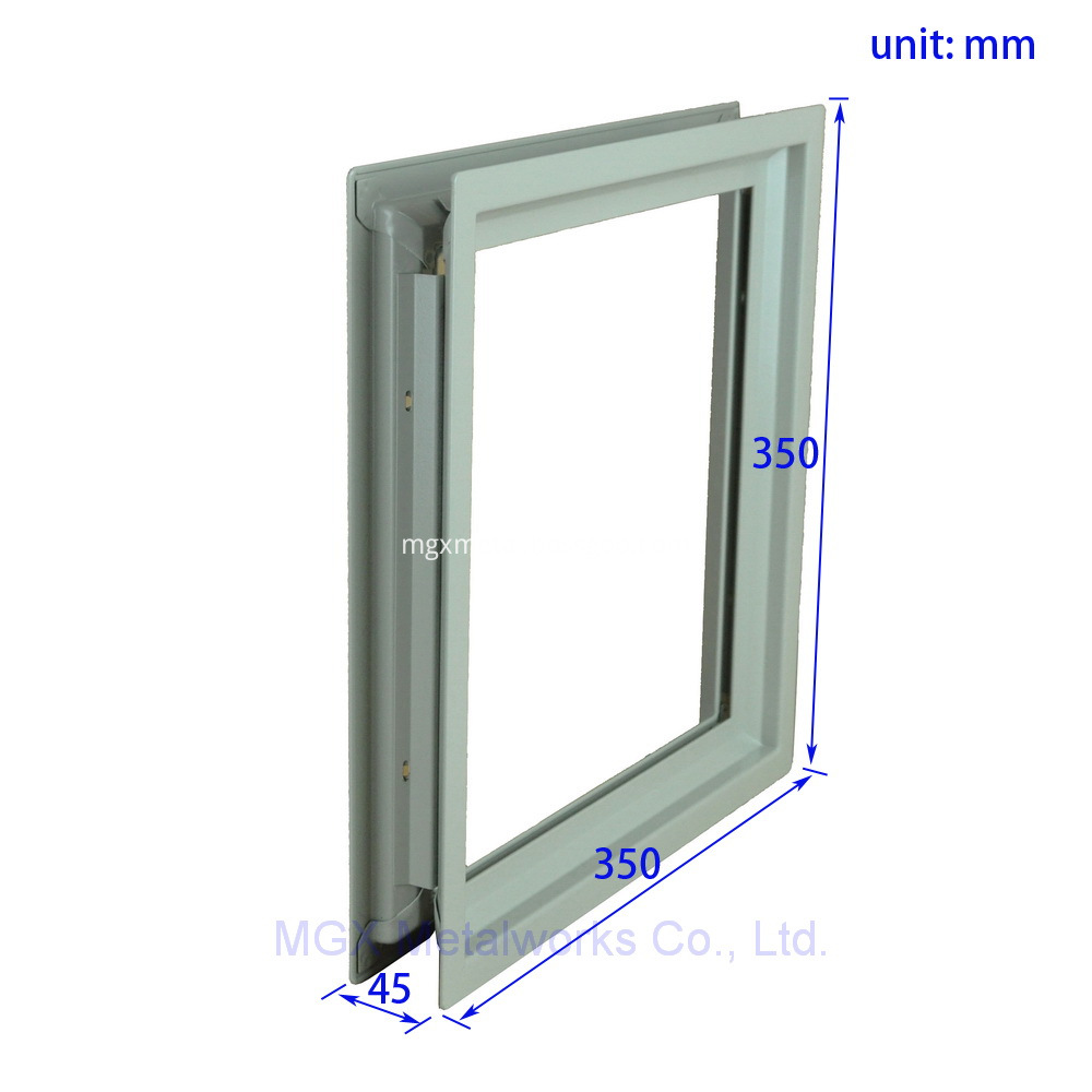 VLFS0005 Power Room Door Square Vision Lite Frames Size