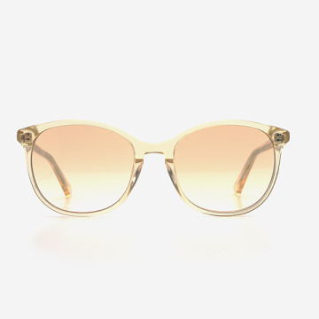 Óculos de sol do acetato oval