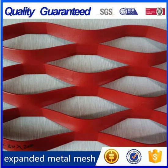 construction material powder coated expanded metal mesh panels