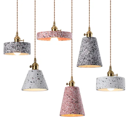 INSHINE Colorful Concrete Pendant Lights