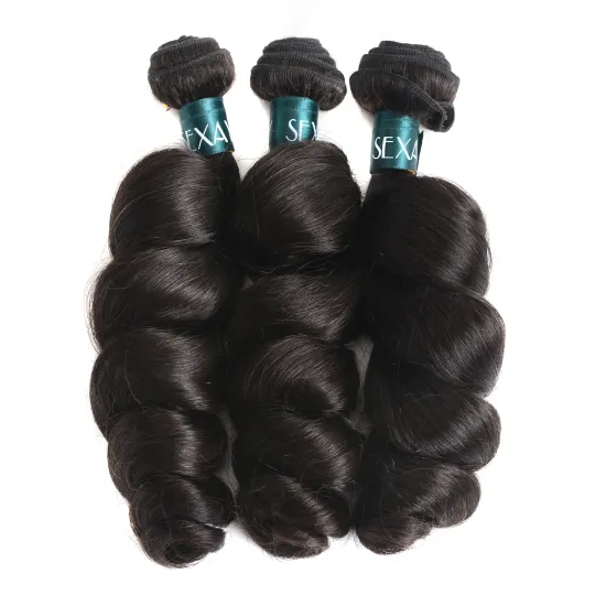 Ali express Luxurious Brazilian Loose Wave Virgin Hair Bundle Customize Logo Own Name Brand Personal Label Human Hair Extensions