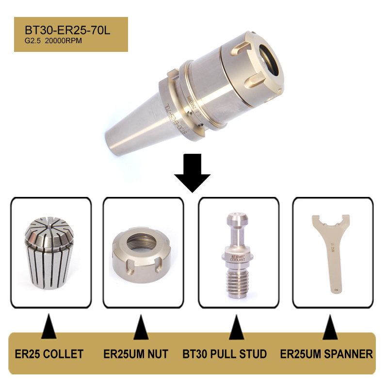 عالية الدقة ER كوليت تشاك BT40-ER32-100 سعر الجملة