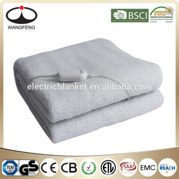 synthetic wool heating blanket