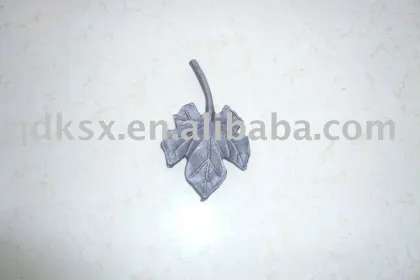Wrought iron grape leaf