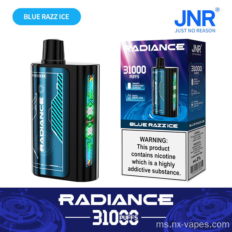 Jnr Radiance 31000 Puffs Harga Vape Guna