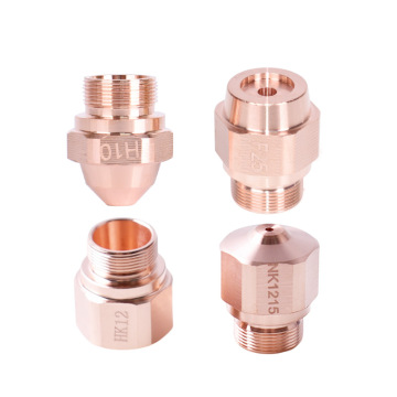 Startnow Laser Cutting Nozzles - HK NK Metal Cutting Head with 1.0 and 3.0mm Nozzle Connect Base 10064099 2-08700 Seat
