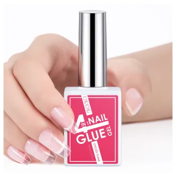 Custom Logo High Quality Pink Nail Glue for Nail Art Tips