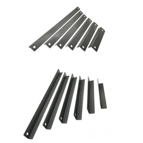 Mesa de fixação de suporte de canto em chapa