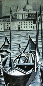boat hand-cut mosaic art pattern wall background