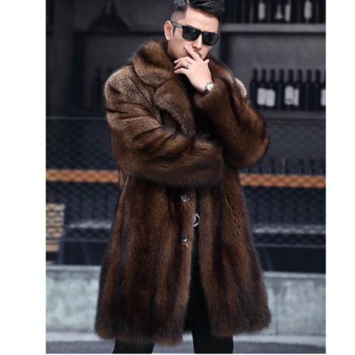 New Arrival Elegant Winter Faux Fur Coat