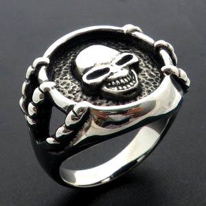 Men's Skull Biker Ring