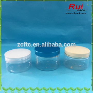 clear PET cream jar with plastic cap,Plastic cosmetic cream jar 100ml 150ml
