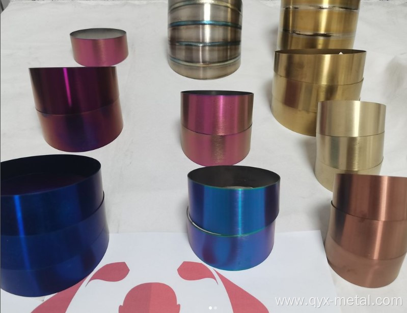 auto exhaust system titanium pie cut pieces