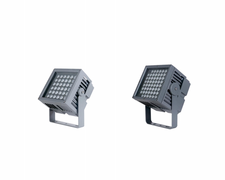 LED floodlights are used for apartment night lighting