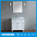 Solid Hardwood American Bath Vanities Console With Square Vessel Sink