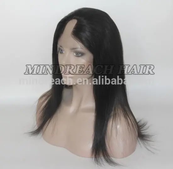 Fashionable 10"-30" brazilian human hair u part wigs for sale