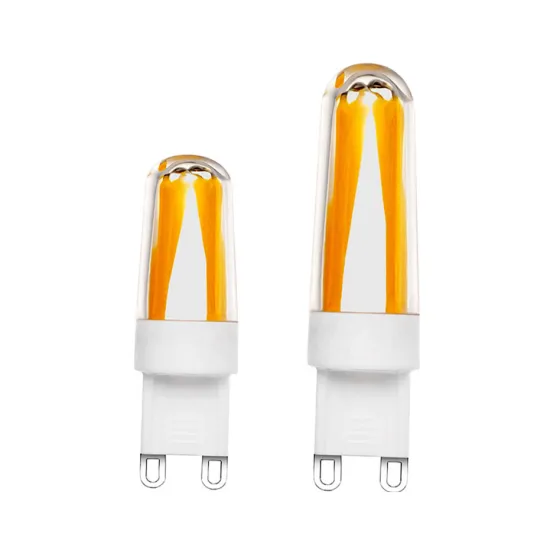 Mini G9 LED Bulb 110V/220V, 2W/4W Filament COB Warm White 360 Degree Chandelier Lamp - Replace 20W/30W Halogen