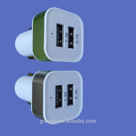Most Popular Car Charger, Dual-Port High-Speed 2A USB Car Charger Auto Adapter with Good Price