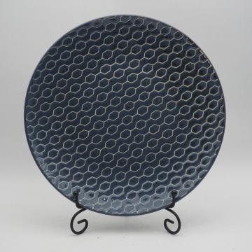 Antique Stoneware σερβίτσες, πολυτελή μπλε Stoneware σερβίτσιο, σετ μπολ μείγμα stoneware, σύνολα μαγειρικής Stoneware