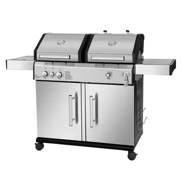 Outdoor Kitchen Barbecue Grill Tensile Side Table Burner Gas Grill Bbq With Stove Cove Kitchen Gas Grill Bbq