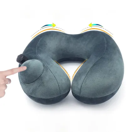 Travel Comfort Kit: Velvet Pillow, Eye Mask, and Earplugs