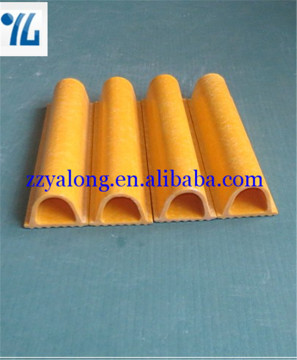 paper industry Fiberglass Pultrusion Square Tube/Fiberglass Hollow Tube