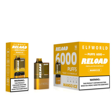 Elfworld Reload 6000 puffs Kit Disposable Vape France