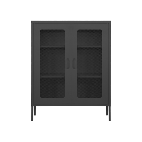 Black Metal Locking Storage File Cabinets