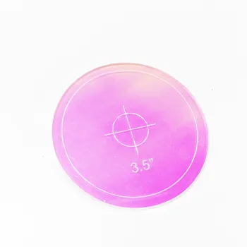 Round Acrylic Icing Cake Decorating Plate Disk Boards