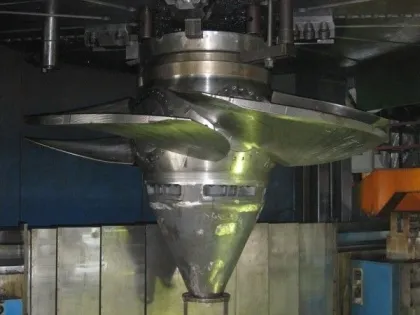 Kaplan Hydro Turbine / Kaplan Water Turbine For Low Head Hydropower Stations