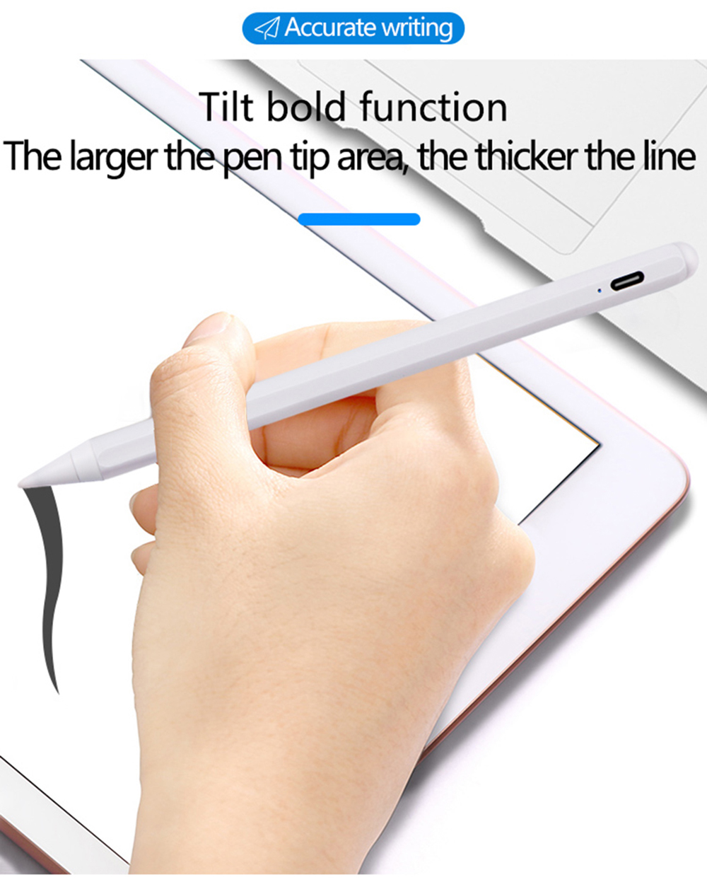 ipad stylus pen presure