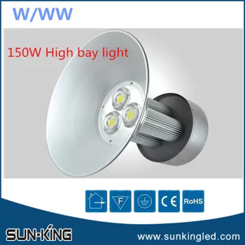 Best quality 3000k 6500k indoor hanging lighting epistar led basketball court high bay lighting 150W