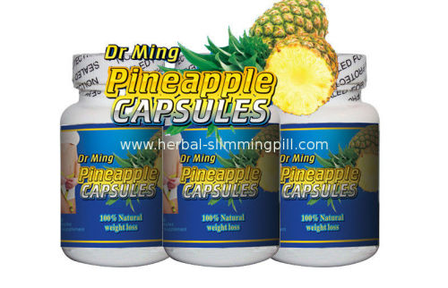 Pineapple Waist Fruit Lose Weight Capsules , Herbal Slimming Capsule With 30 Capsules Fat Burning