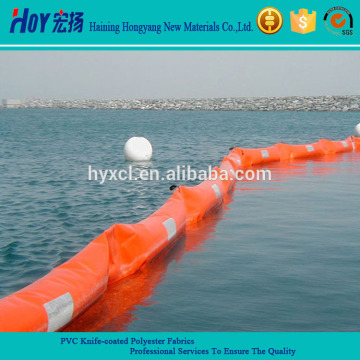 Waterproof oil Against Oil Boom Tarpaulin PVC Coated Polyester Fabric