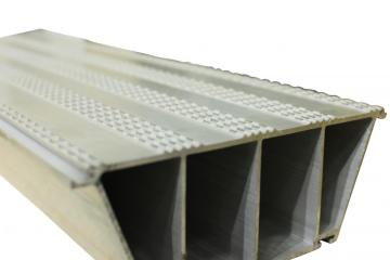 بناء الألومنيوم حسب الطلب Airfoil Louvre Profile
