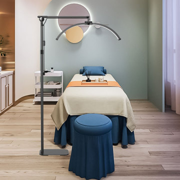 Verstellbare Halbmond -LED -Schönheitslampe für Gesichtsbehandlung, Nägel, Wimpern und Tattoos