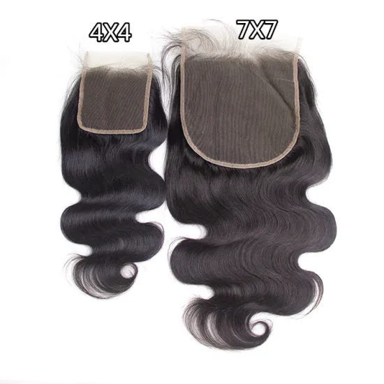 GS Wholesale: 100% Virgin Thin Lace Closure - HD Transparent Frontal Human Hair
