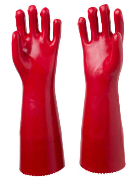 PVC Coated Gloves with 16inch