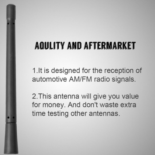 Signal court de 7 pouces L&#39;antenne de réception s&#39;adapte à Chevy