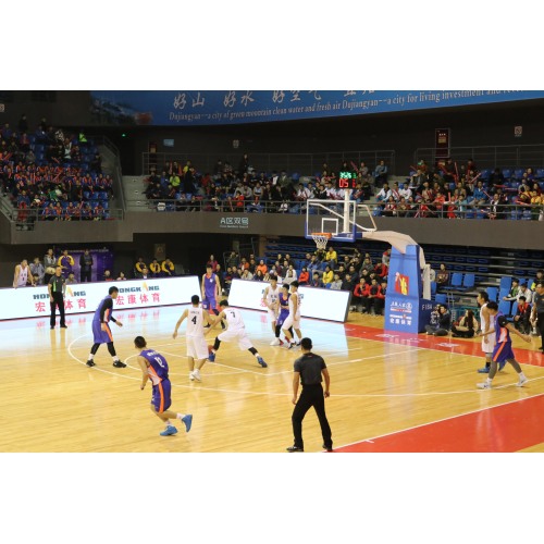 FIBA Approved Canadian Maple Indoor Gym Flooring