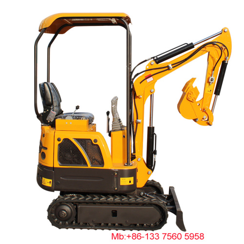 Melhor mini escavadeira chinesa XN12 1.2 Ton com motor Yanmar