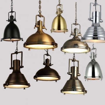 Retro Antique Industrial Iron Pendant Light for Restaurant