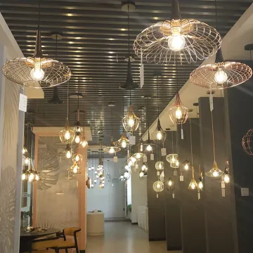 E27 Pendant Lights Wood For Bedroom Hanging Lamp