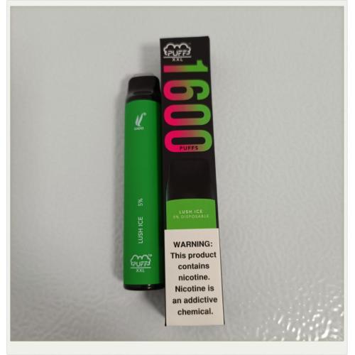 6,5 мл Puff XXL 1600 Puffs 850MAH Одноразовый вейп