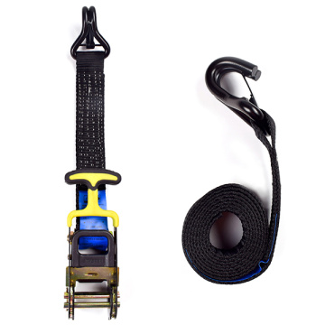 Black Ratchet Lashing Belt Boat Trailer Strap Specification